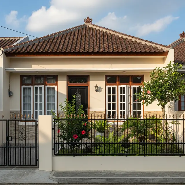 9 Model Pagar Besi yang Cocok untuk Rumah Kecil, Modern dan Tetap Luas