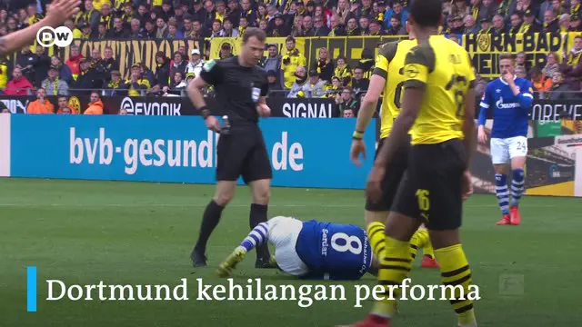 Berita video dua momen penting dan penuh drama ketika Borussia Dortmund dikalahkan Schalke 2-4 di Signal Iduna Park pada pekan ke-31 Bundesliga 2018-2019.