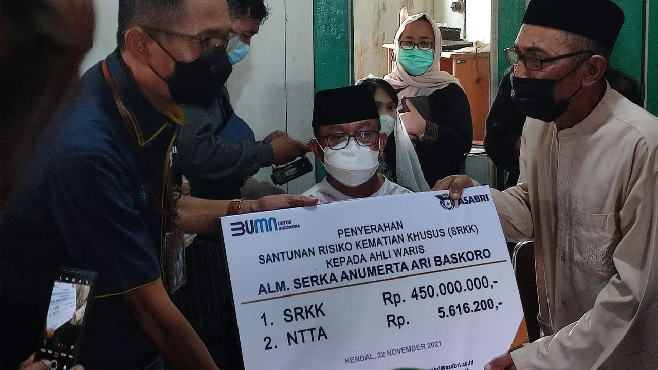 ASABRI memberikan santunan kematian ke TNI korban serangan KKB Papua