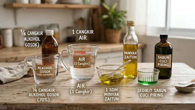 DIY Semprotan untuk Menghilangkan Debu