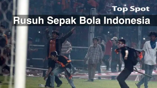 Beberapa kali pertandingan sepakbola di Indonesia diwarnai kerusuhan suporter. Tak jarang pula, hal tersebut menimbulkan korban jiwa.