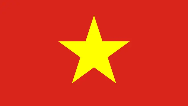 Ilustrasi bendera Vietnam (wikimedia commons)