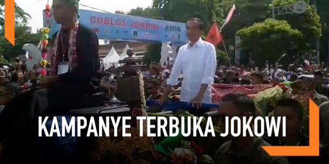 VIDEO: Jokowi Sapa Warga Banten di Kampanye Terbuka