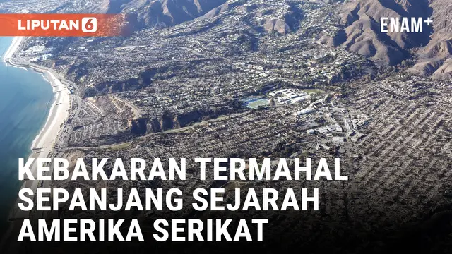 VIDEO: Lebih Dari 12.000 Bangunan Hancur Akibat Kebakaran di Wilayah Los Angeles