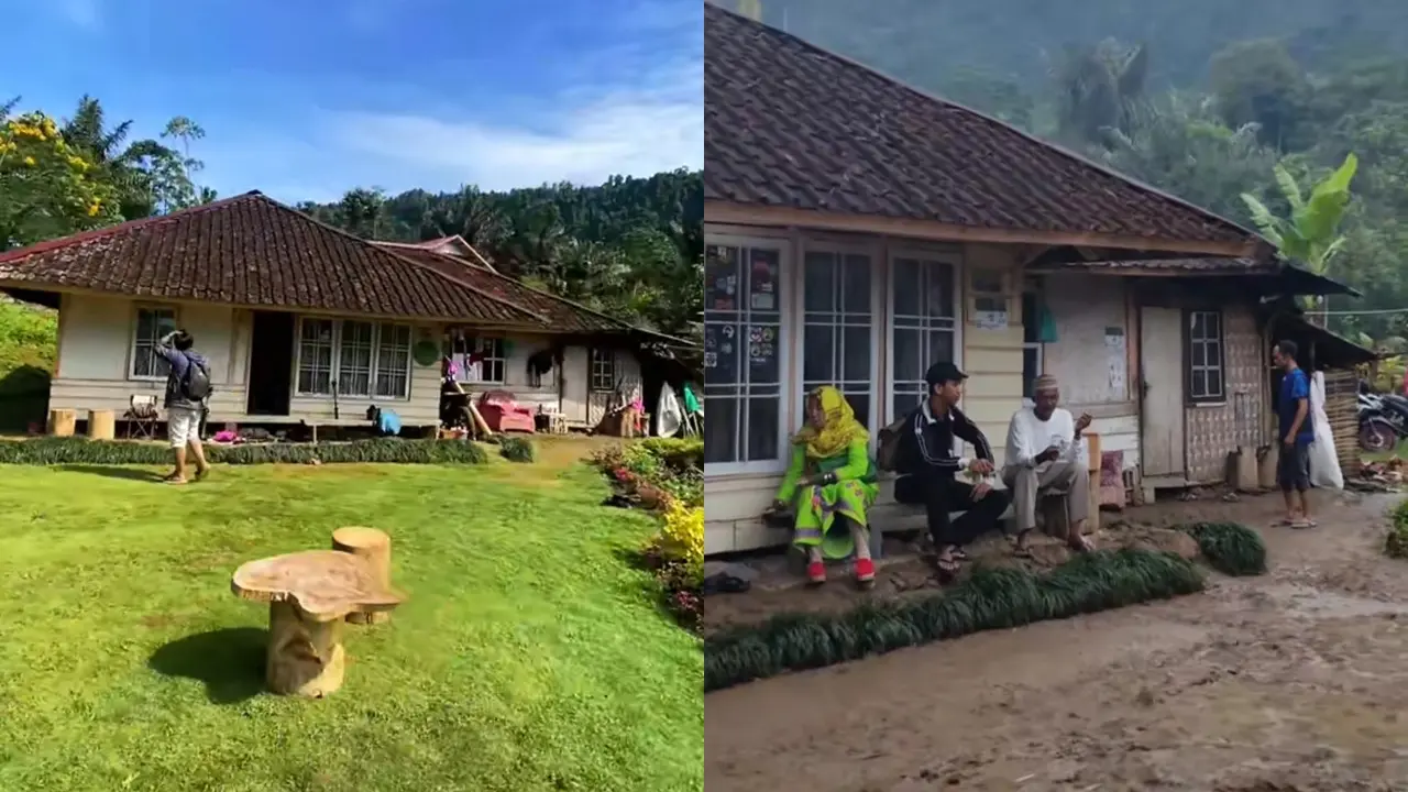 Taman Rumah Abah Jajang Rusak