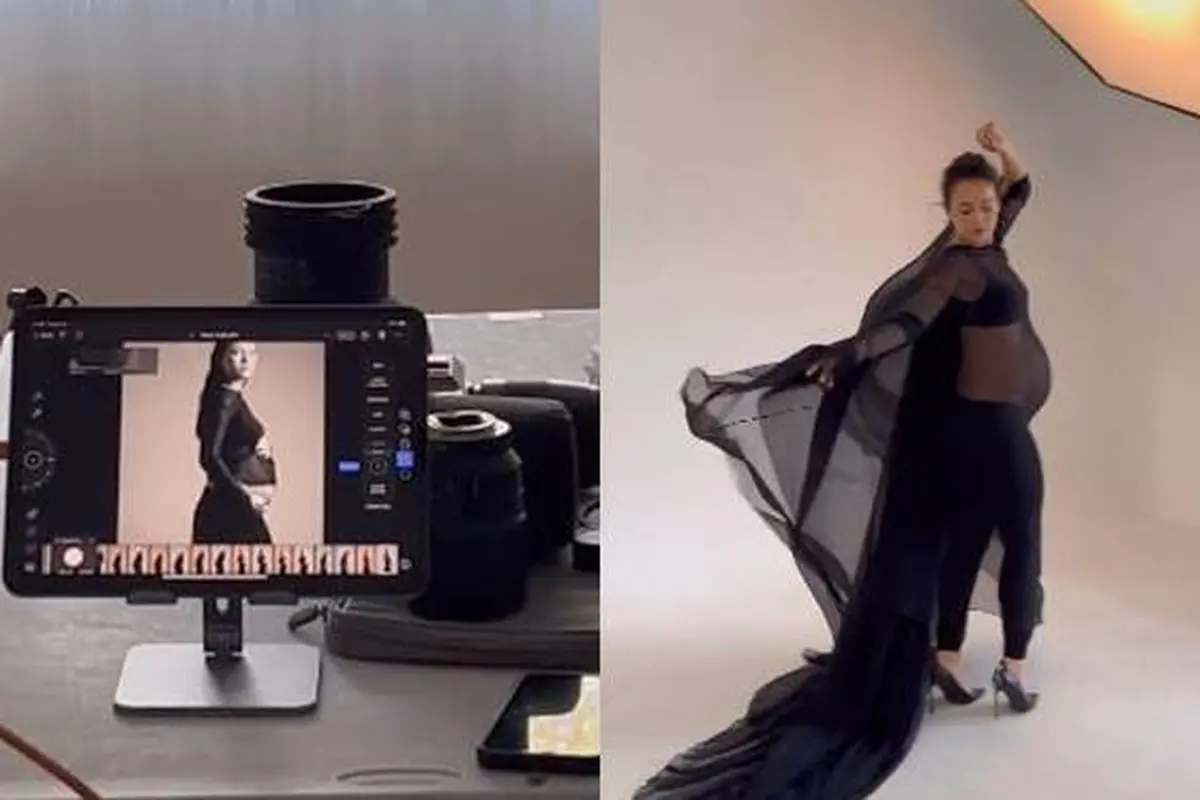 Hamil Anak Pertama, Ini 7 Pemotretan Maternity Shoot Julie Estelle