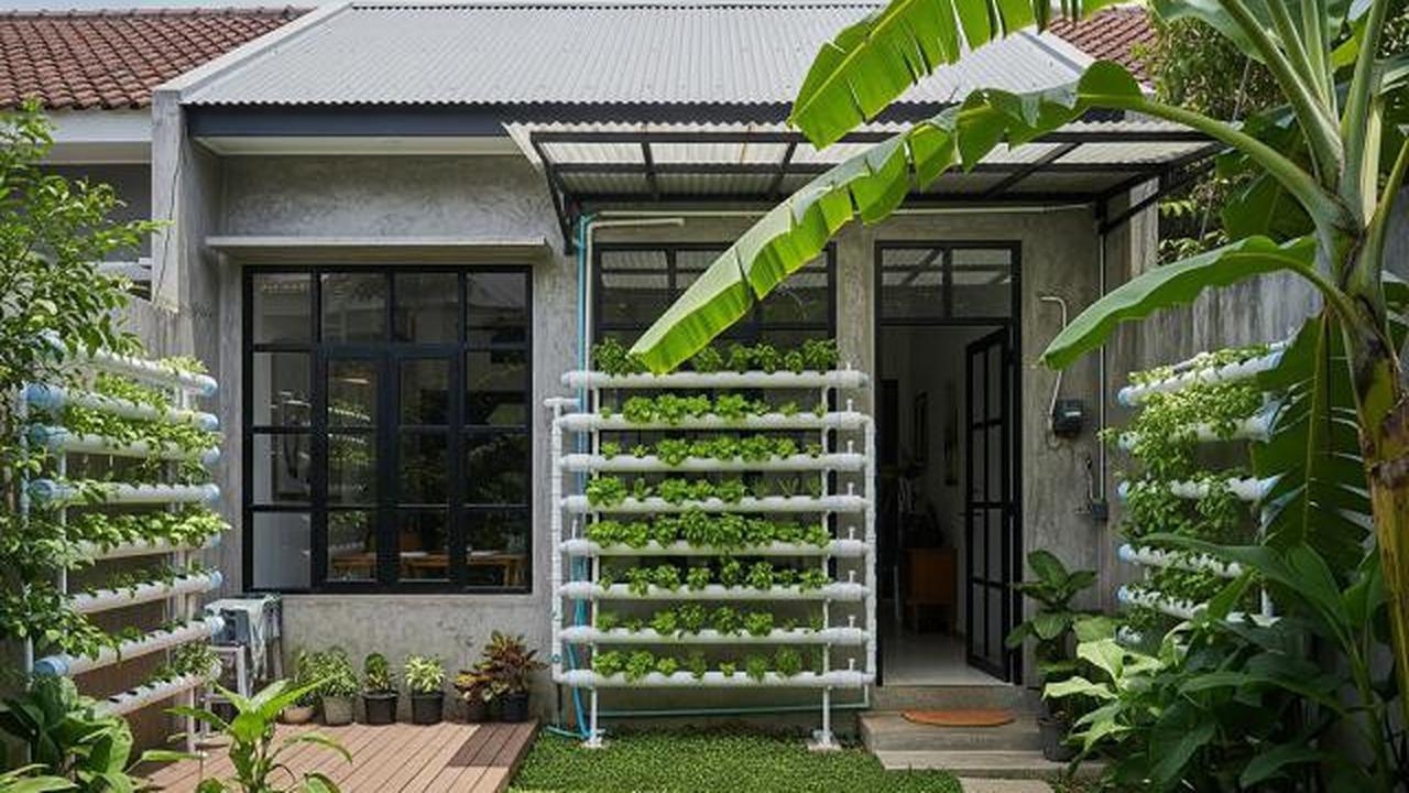 9 Model Rumah Mungil tapi Punya Halaman Belakang untuk Hidroponik, Mini tapi Maksimal