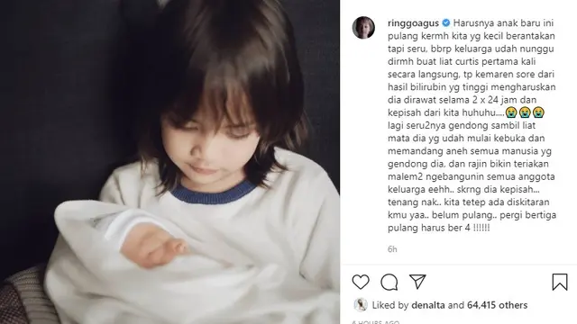 Ringgo Agus Rahman (Foto: Instagram/@ringgoagus)