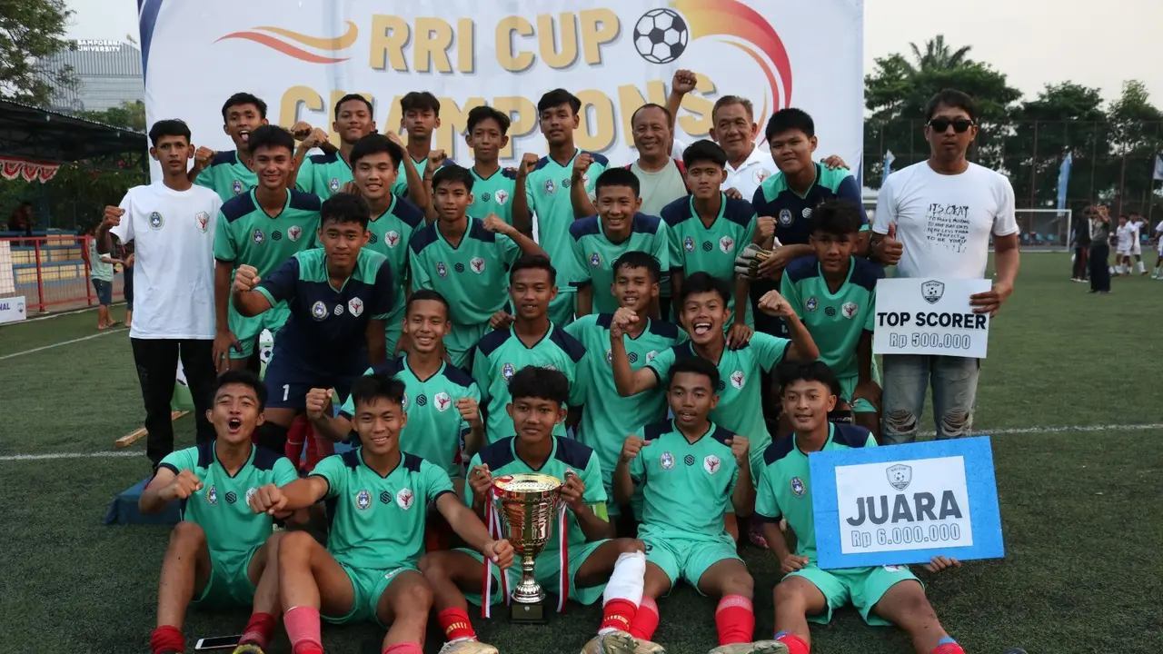Tim Bogor City menjadi juara RRI Cup U-16 2023