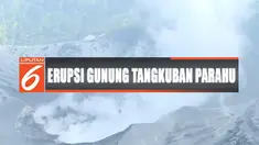 PVMBG tetap mengeluarkan rekomendasi larangan mendekat dalam radius 500 meter dari pusat kawah ratu Gunung Tangkuban Parahu.