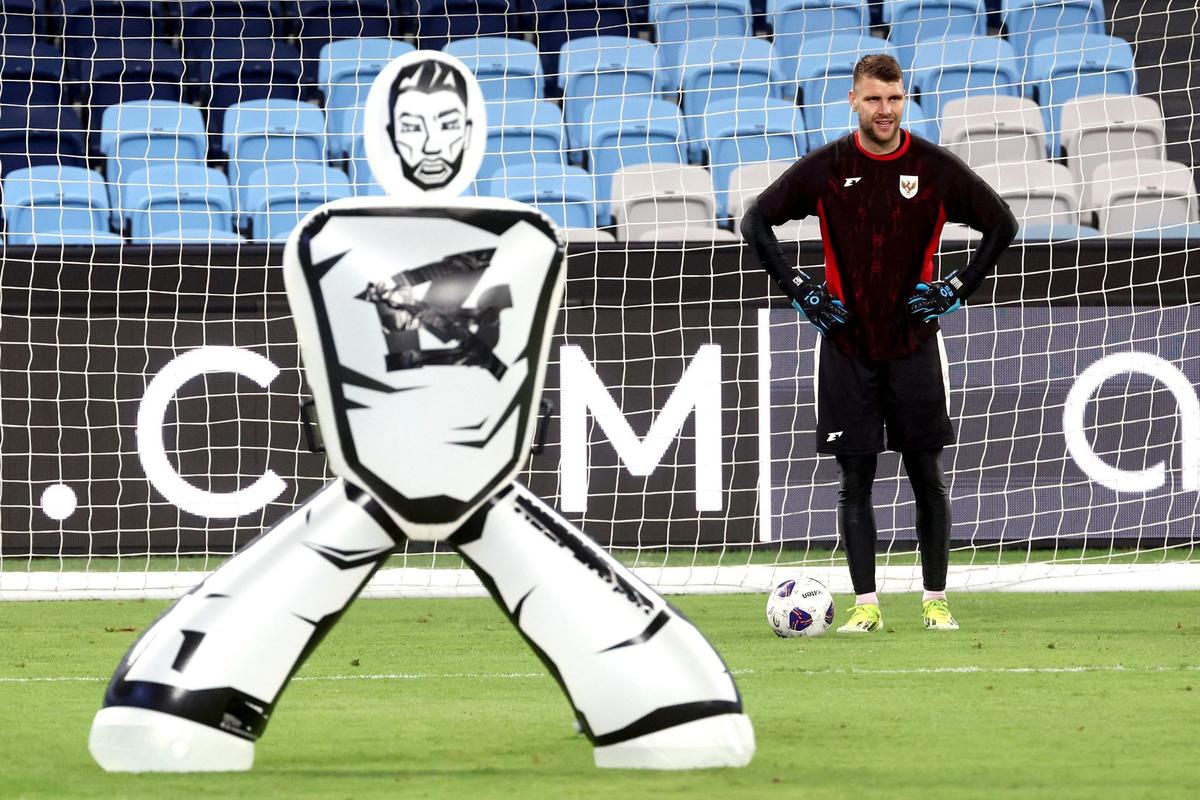 Timnas Indonesia gelar latihan jelang lawan Australia