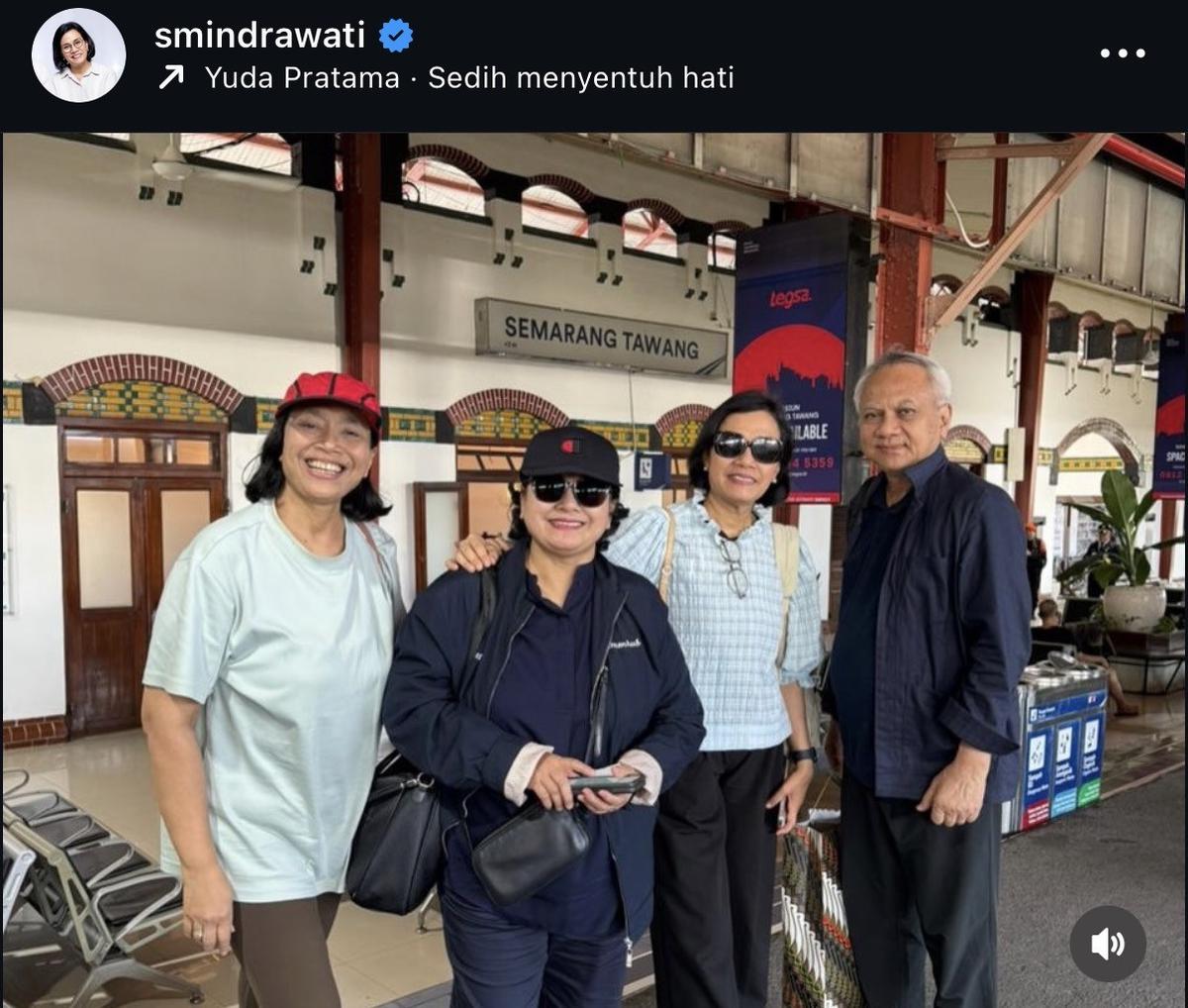 Sri Mulyani Sampaikan Duka atas Tragedi Tabrakan Kereta di Bekasi, Ungkap Naik Argo Bromo Anggrek Sehari Sebelumnya