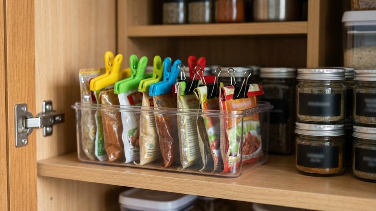Menyimpan Bumbu Dapur Agar Tidak Mudah Tumpah di Lemari