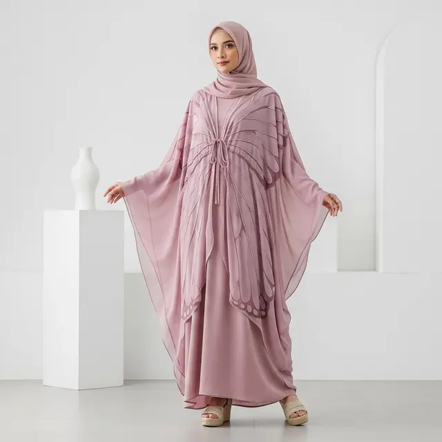 Model Gamis Abaya Arab yang Elegan/Ilustrasi Gemini AI