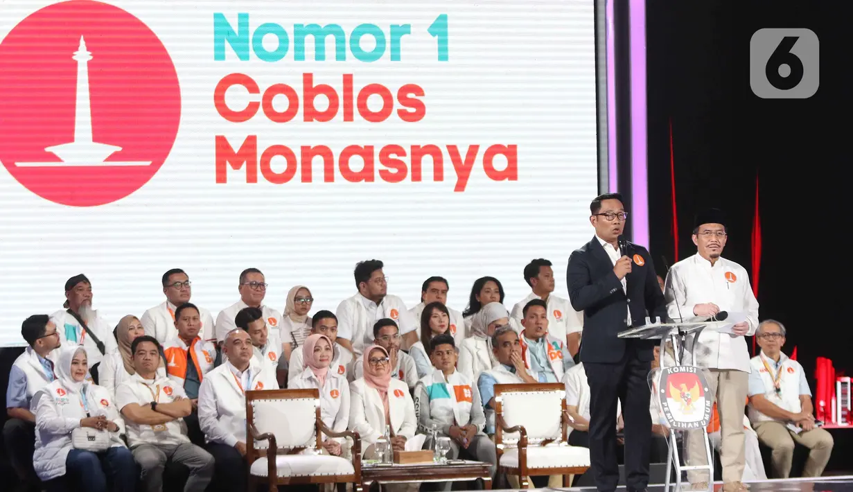 Debat ini menjadi debat pamungkas jelang pelaksanaan Pilkada Serentak pada 27 November 2024. (Liputan6.com/Herman Zakharia)