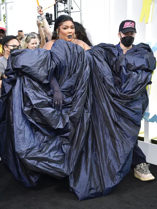 Lizzo di MTV VMA 2022. (Evan Agostini/Invision/AP)