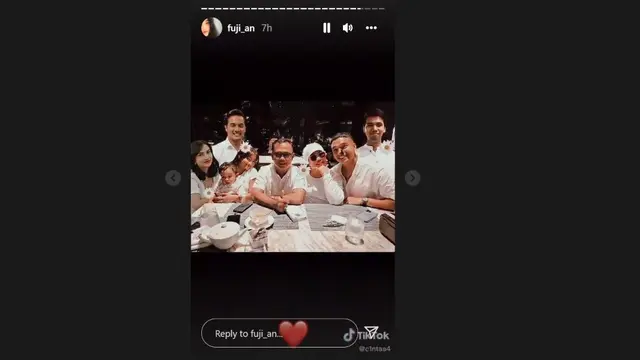 Keceriaan Gala Sky Liburan di Bali bersama Fuji dan Kakek Neneknya.