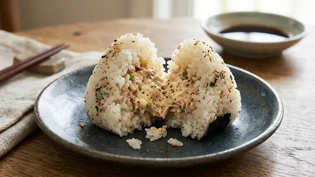 Onigiri yang mudah hancur