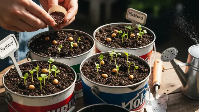 Cara Membuat Kebun Sawi Mini di Ember Bekas Cat/Gemini AI