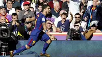 3. Luis Suarez (Barcelona) - 10 Gol. (AP/Francisco Seco)