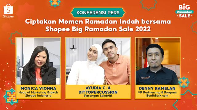 Konferensi Pers Shoppe Big Ramadan Sale 2022.