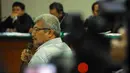Mendengar bantahan Kaban, jaksa penuntut umum langsung meminta izin kepada majelis hakim Nani Indrawati untuk memutarkan rekaman suara telepon antara MS Kaban dan Anggoro Pengadilan Tipikor, Rabu (28/5/2014) (Liputan6.com/Miftahul Hayat).