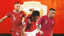 Timnas Indonesia - Ilija Spasojevic, Samsul Arif, Beto Goncalvers (Bola.com/Adreanus Titus)