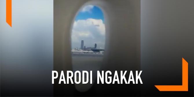 VIDEO: Ngakak, Kumpulan Parodi Efek Tiket Pesawat Mahal