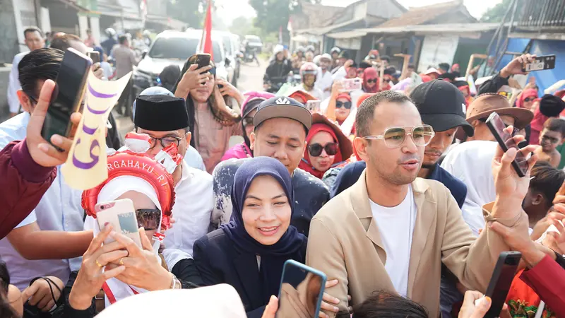 Raffi Ahmad akan kampanye bersama Ratu Rachmatuzakiyah.