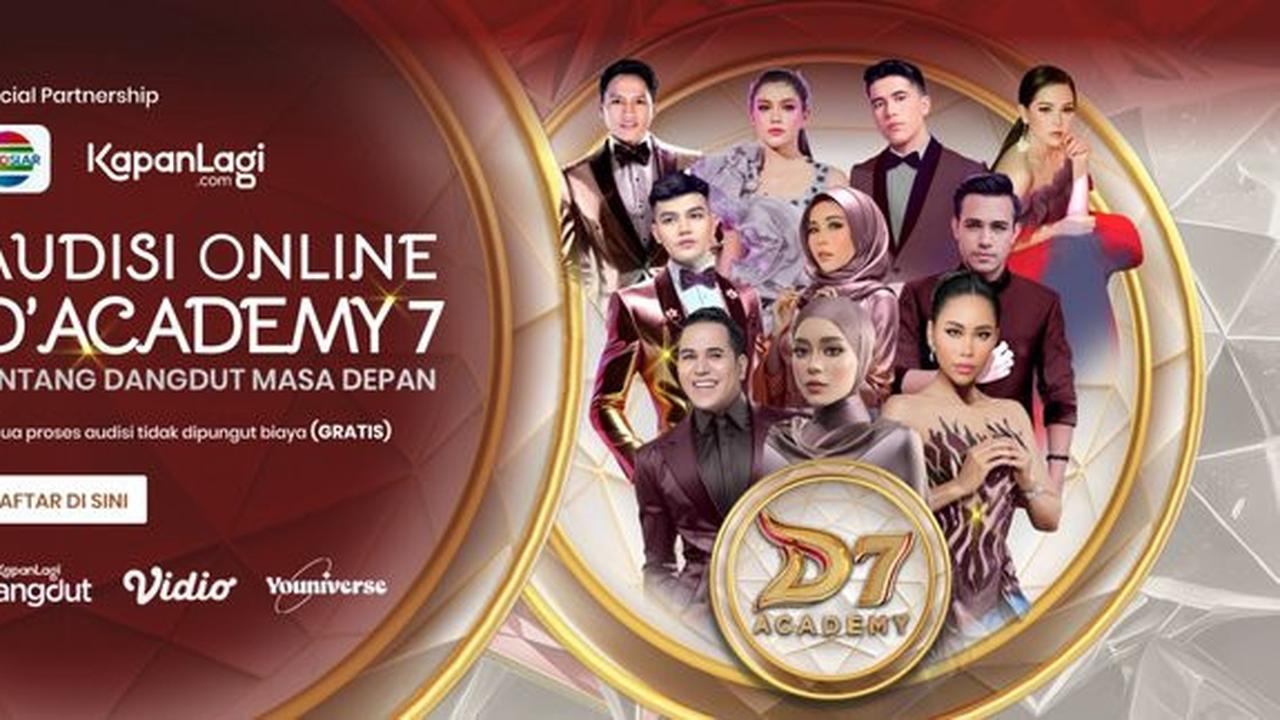 Siap-Siap Audisi Online D'Academy 7 Segera di Buka, Catat Syarat dan Lagu Wajib yang Harus Dinyanyikan