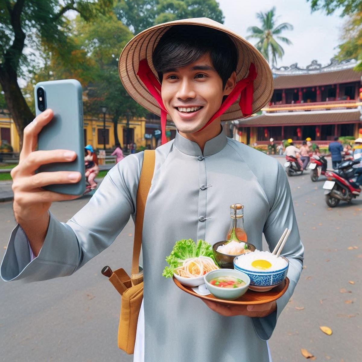 Ilustrasi Pria Vietnam
