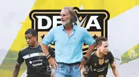 Dewa United - Alex Martins, Jan Olde Riekerink, Egy Maulana Vikri (Bola.com/Adreanus Titus)