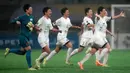 Kemenangan 2-1 tersebut membawa Naegohyang melaju ke babak final Liga Champions Asia Wanita 2026. Mereka akan berhadapan dengan tim Jepang, Tokyo Verdy dalam partai puncak. (AP Photo/Lee Jin-man)