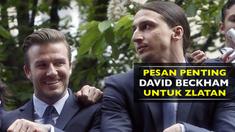 Pesan David Beckham untuk Penyerang Manchester United, Zlatan Ibrahimovic