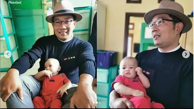 Deretan Potret Menggemaskan Putra Angkat Ridwan Kamil