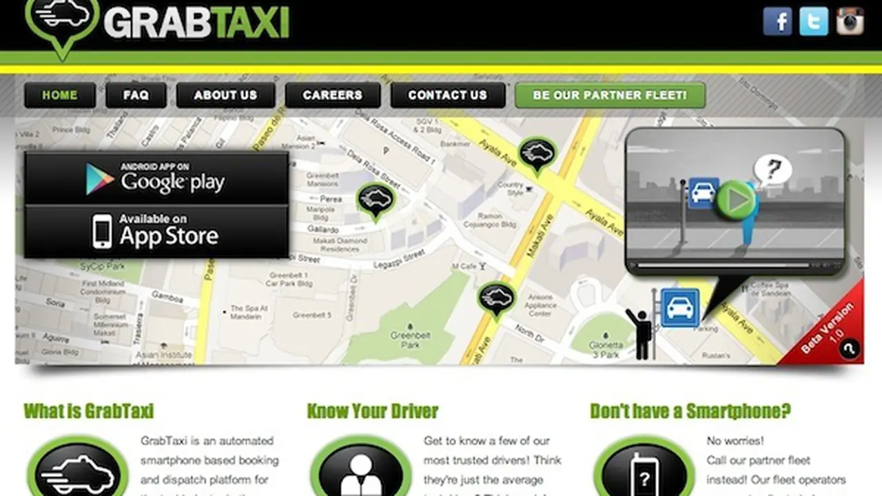Aplikasi GrabTaxi