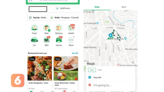 Layanan GrabBike kembali hadir di aplikasi Grab (Foto: Dok.)