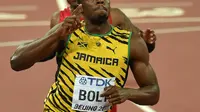 Bintang Liverpool Histeris Lihat Usain Bolt Jadi yang Tercepat