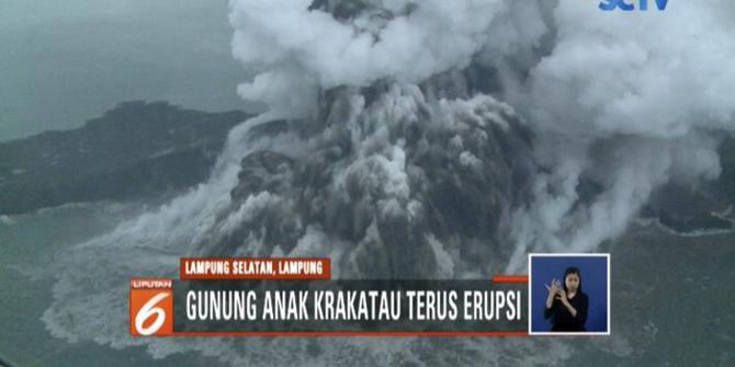 Naik ke Level Siaga, Warga Diminta Jauhi Gunung Anak Krakatau dalam Radius 5 Km