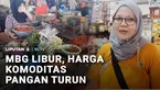Harga sejumlah komoditas pangan di pasar tradisional Kota Tegal, Jawa Tengah, turun dalam sepekan terakhir. Pedagang menilai, kondisi ini dipicu adanya kebijakan pemberhentian operasional Program Makan Bergizi Gratis (MBG) saat libur sekolah.
