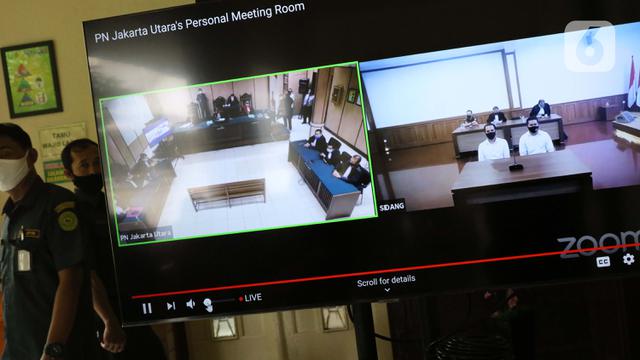 FOTO: Sidang Putusan Kasus Penyiraman Novel Baswedan Digelar Secara Daring