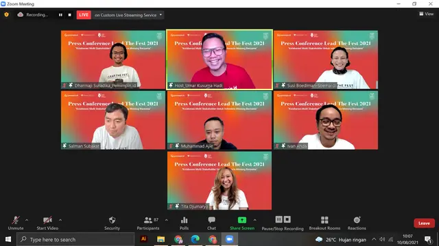 Lead The Fest 2021, Selebrasi Kepemimpinan di Indonesia Sambut HUT RI ke-76