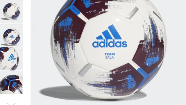 Ilustrasi bola fusal Adidas Team Sala