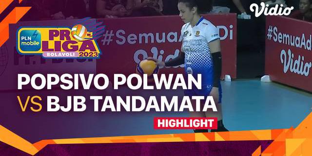 VIDEO: Laga Seru! Jakarta Popsivo Polwan Kalahkan Badung BJB Tandamata di PLN Mobile Proliga 2023