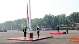 Citizen6, Jakarta: Upacara Peringatan HUT Ke-66 Proklamasi Kemerdekaan Republik Indonesia di Lapangan Upacara Mabes TNI Cilangkap, Jakarta Timur, Rabu (17/8). (Pengirim: Badarudin Bakri)