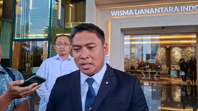 Wakil Menteri Pertanian (Wamentan) Sudaryono di Wisma Danantara, Jakarta, Jumat (5/12/2025). (Liputan6.com/Arief)