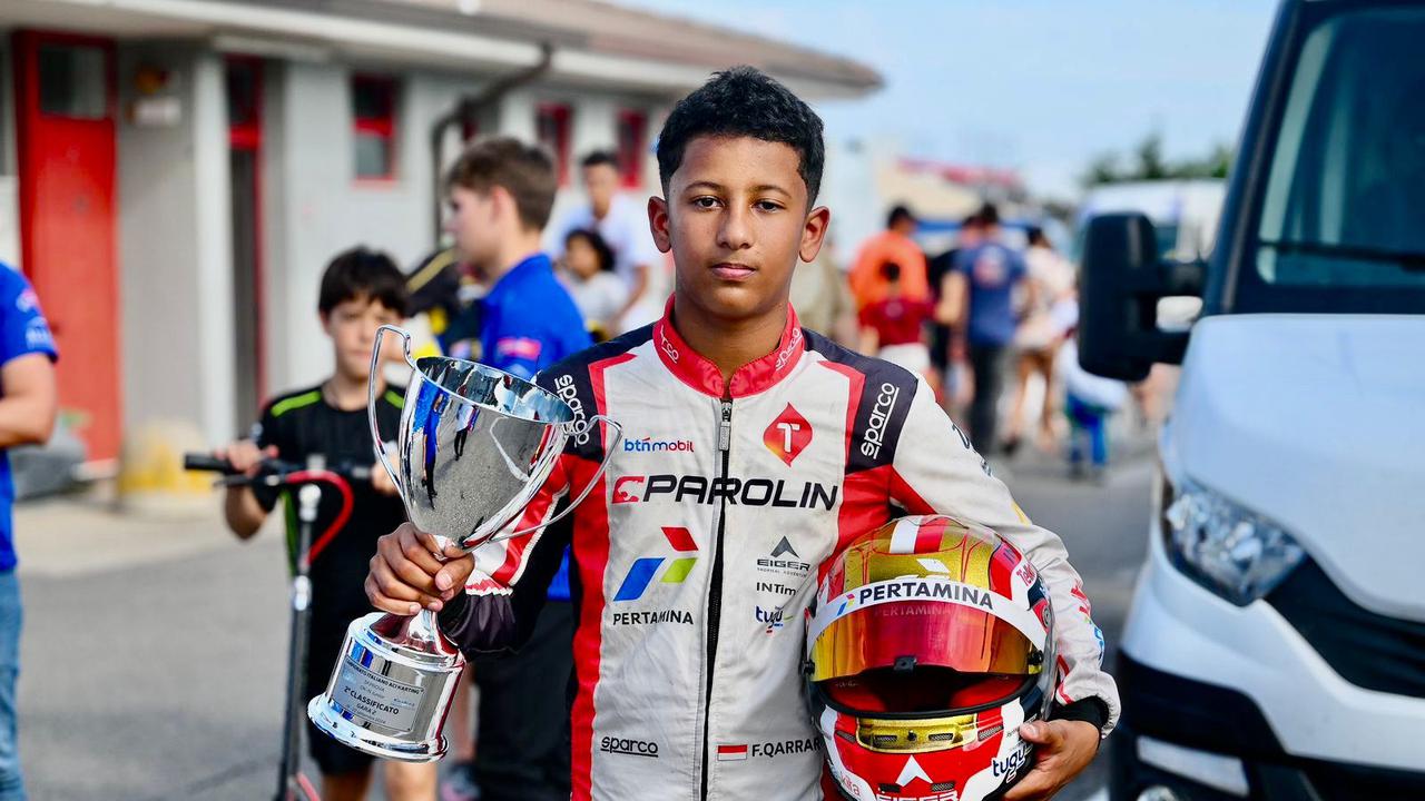 Pembalap Indonesia Qarrar Firhand Raih Podium 2 pada Balapan di Italia