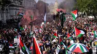 300 Ribu Orang Hadiri Aksi Damai Bela Palestina di London