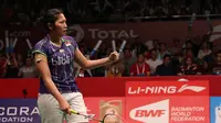 Tunggal putri Linda Wenifanetri harus puas dengan raihan medali perunggu Kejuaraan Dunia BWF 2015.