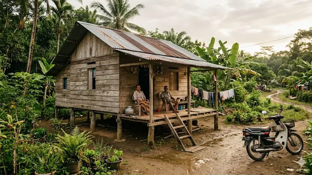 Model Rumah 1 Lantai Budget Rp30 Juta di Desa